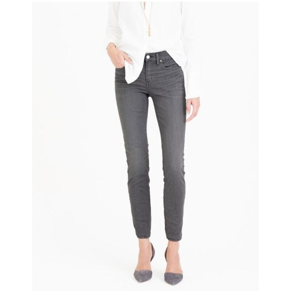 J. Crew Toothpick Skinny Jeans Grey Denim - Size 27 T